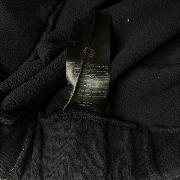 Volcom Sweatpants Youth XXL 14 Black Joggers Pink Logo Surf Skate Unisex - Picture 7 of 11